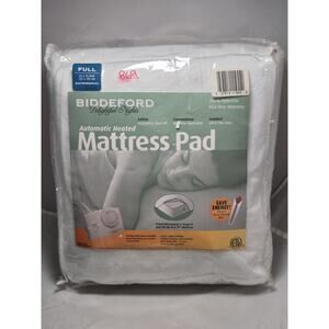 💥 Biddeford Full Electric Heated Mattress Pad Analog Control new